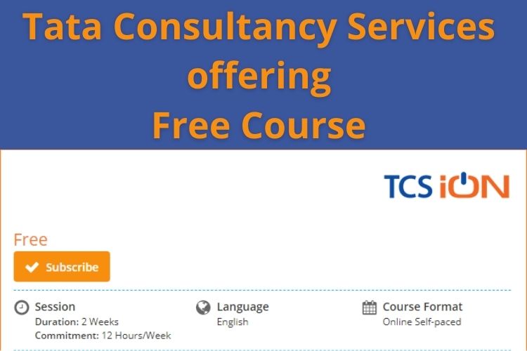 TCS to Conduct 15-day Online Free Course to Make Youngsters Job Ready 