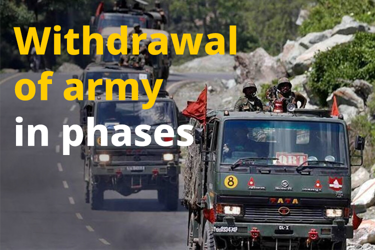 Indian government considers withdrawal of army from Kashmir in phases.