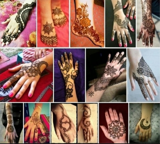 A mask isn't the only mandatory accessory this karwachauth, a trendy mehendi design is also one