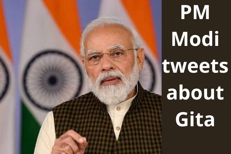 'Gita A Practical Guide for Several Dimensions of Life', Tweets PM Modi 