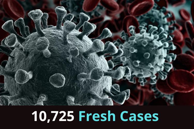 Covid Updates: India Logs 10,725 Fresh Cases 