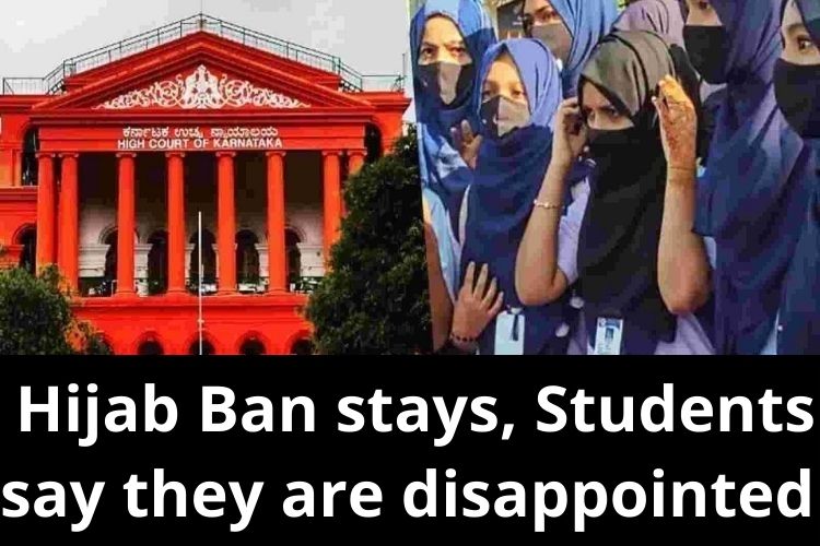 Hijab Row: High Court dismisses petitions against hijab ban, Students feel betrayed  