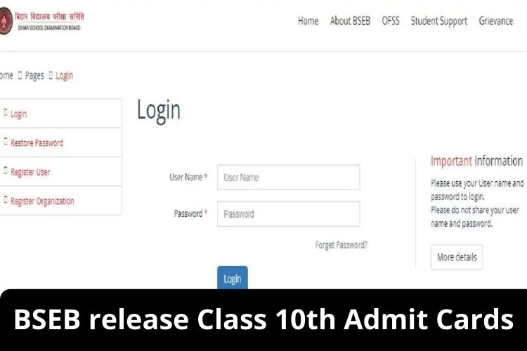 BSEB releases Class 10th Admit Cards, Download now 