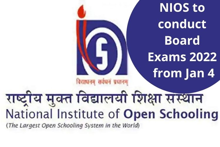 NIOS to conduct Board Exams 2022 from Jan 4, Registrations from Dec 6 