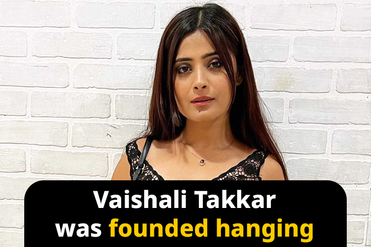 Television fame Vaishali Takkar was spotted hanging at her resident in Indore