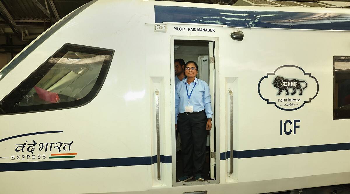 Surekha Yadav who is Asia’s first woman loco pilot also operated the semi-high-speed Vande Bharat train.