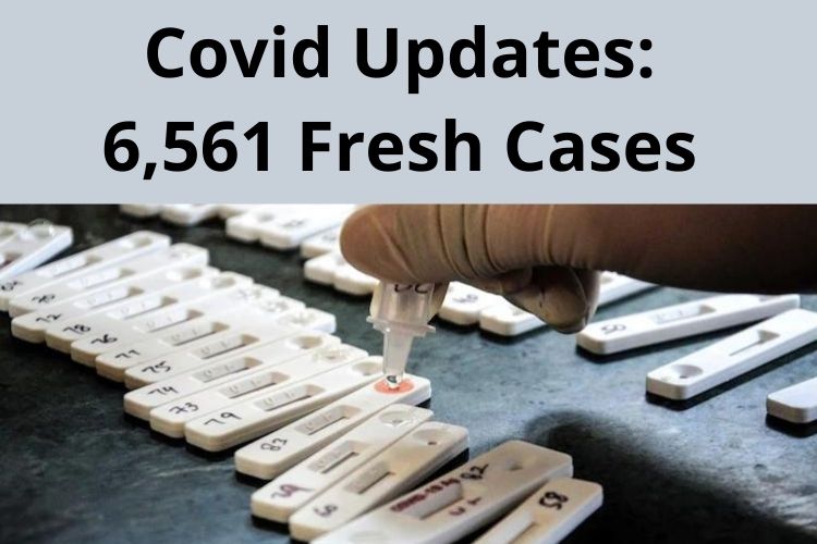 Covid Updates: India reports 6,561 Fresh Cases 