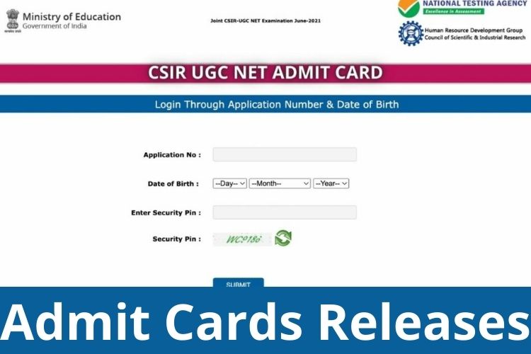 CSIR-NET Admit Cards Releases at Official Website 