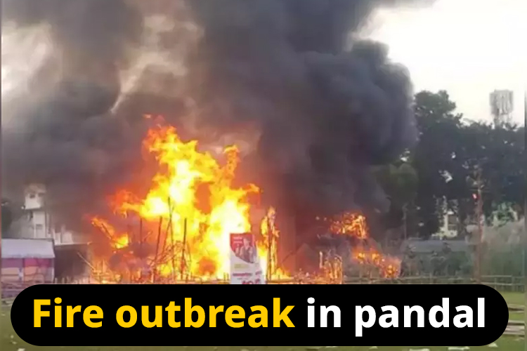 Massive fire outbreak in Durga Puja Pandal of UP took 3 lives while injuring 64 visitors.