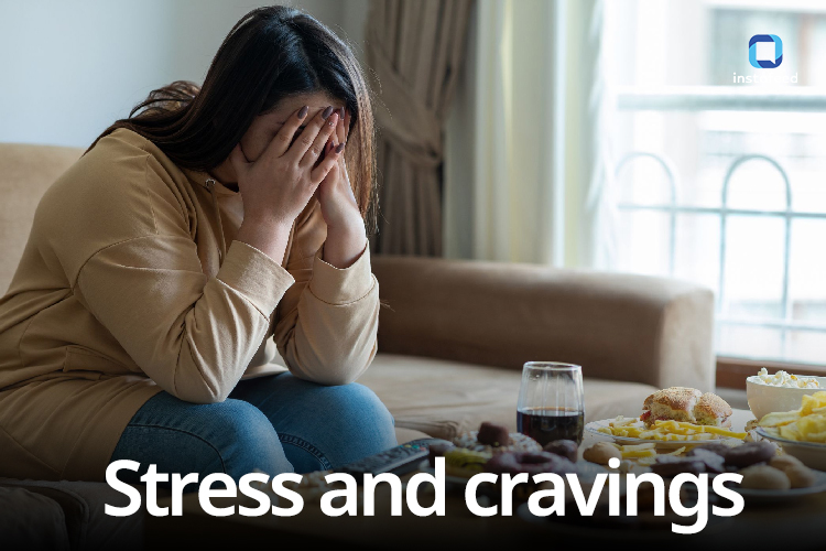 How long-term stress might cause someone to want for comfort food.