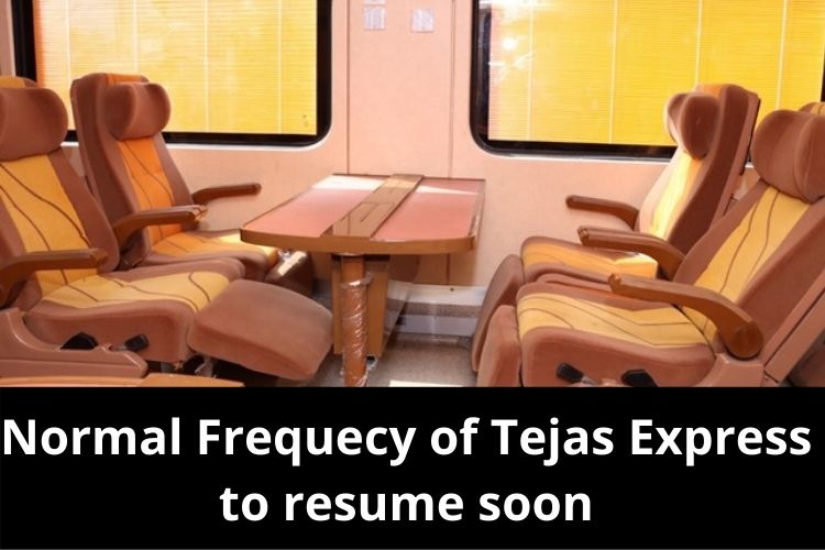 Indian Railways announces to increase Tejas Express frequency from Mumbai-Ahmedabad 
