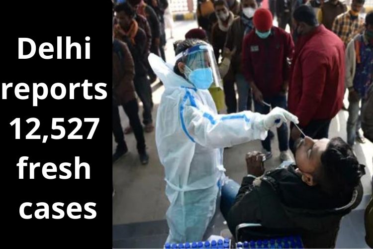 Covid Updates: Delhi reports 12,527 fresh cases, Positivity Rate reaches 27.99% 