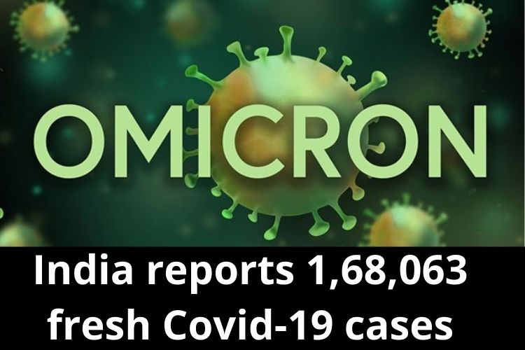 Covid Updates: India reports 1,68,063 fresh Covid-19 cases 