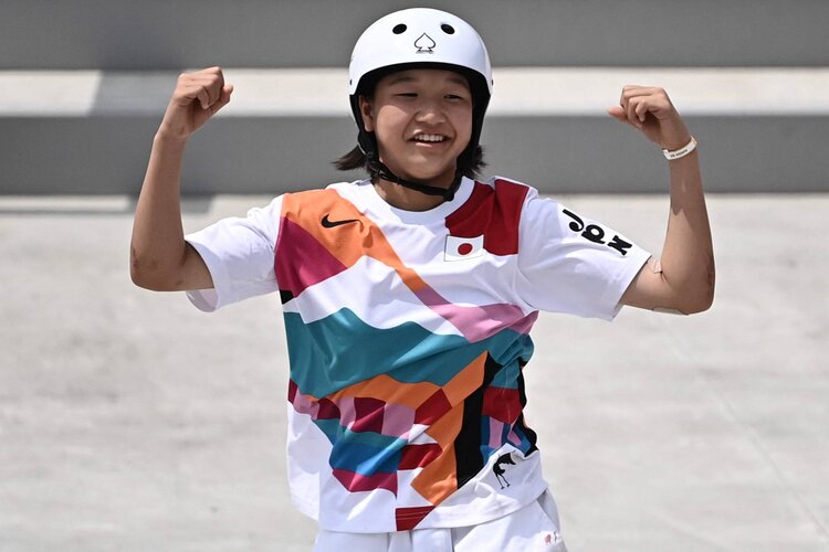 Tokyo Olympics 2020: Japan's Nishiya Momiji becomes first women's skateboard champion