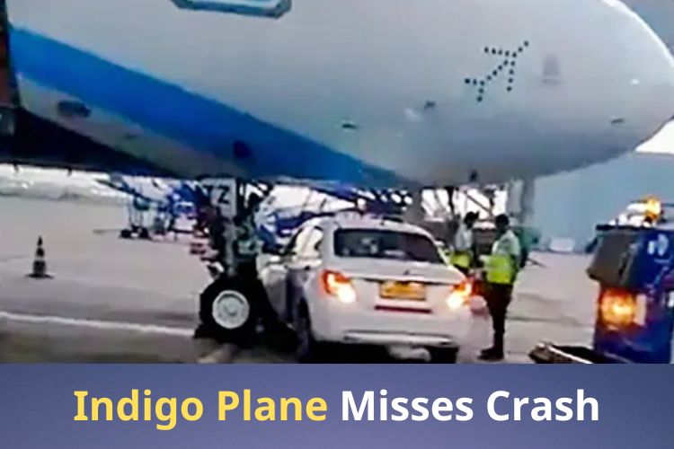 Indigo Plane Narrowly Avoids Clash With Go First Car on IGI Airport 