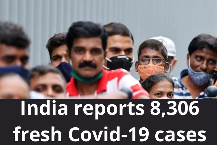 Covid Updates: India reports 8,306 fresh cases 