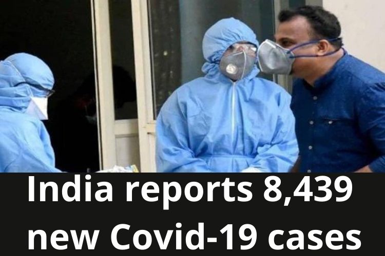 Covid Updates: India reports 8,439 new cases and 195 deaths 