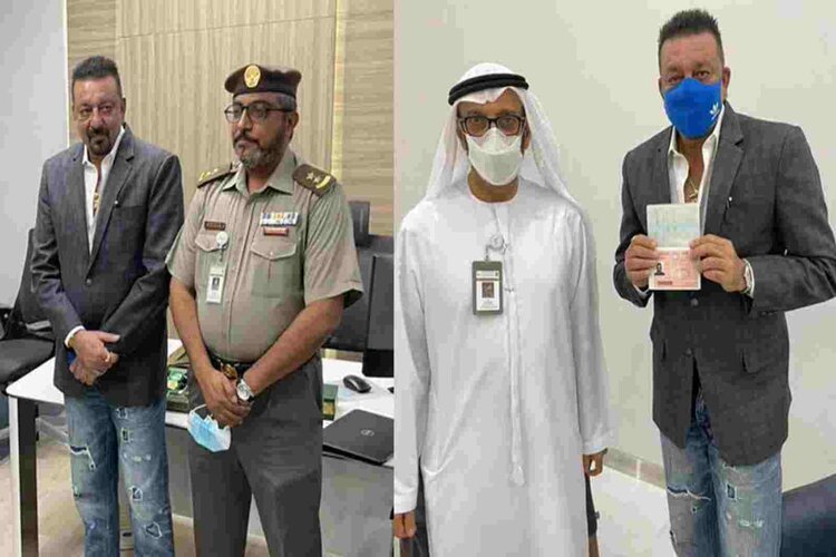 UAE Golden Visa received by Sanjay Dutt