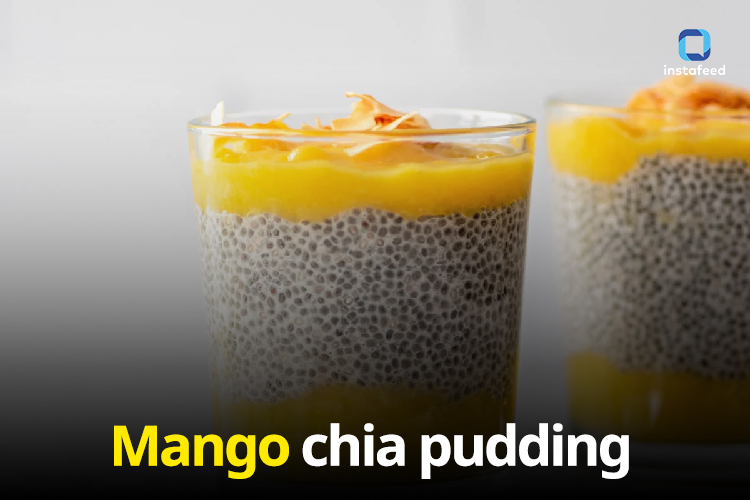 Mango Milkshake Chia Pudding - A Delicious and Healthy Summer Breakfast