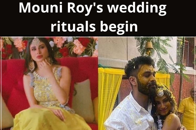 Mouni Roy: The new Bride-to-be celebrates Wedding Rituals 