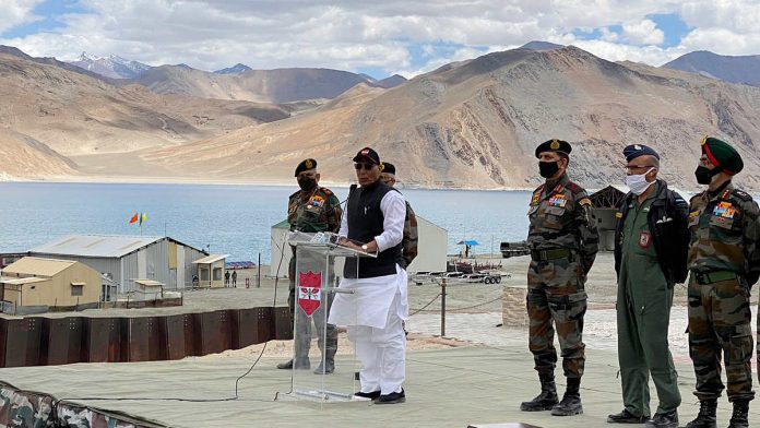 Army to retreat from the Pangong Lake : Says Defence Minister Rajnath Singh , read for details