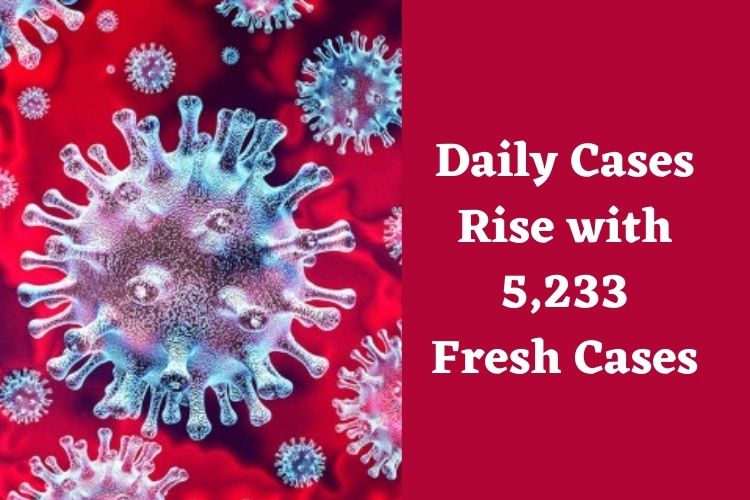 Covid Updates: India's Daily Cases Increases, Reports 5,233 Fresh Cases 