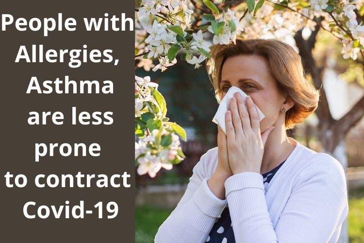 'People with Allergies, Asthma are less prone to contract Covid-19', Says Research 