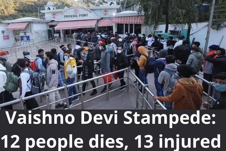 Vaishno Devi Stampede: 12 people dies, 13 injured, PM expresses grief