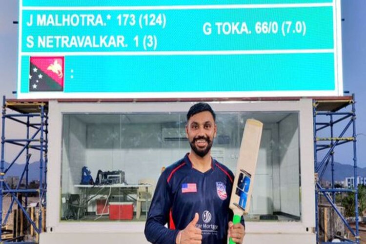 Indo-American player creates history, scores 6 sixes in 6 balls 