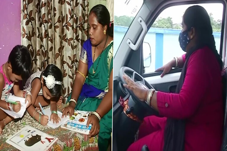 Teacher drives garbage truck, lost job due to pandemic