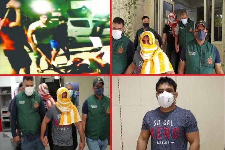 Wrestler Sushil Kumar photo went viral attacking another wrestler