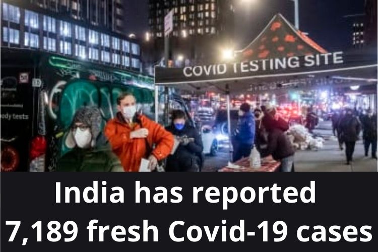 Covid Updates: India records 7,189 fresh cases 