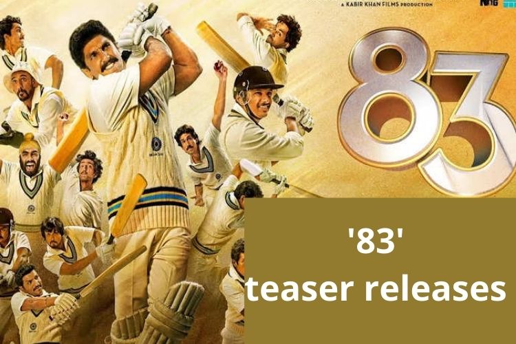 Teaser Release: Ranveer Singh's upcoming '83' teaser releases 