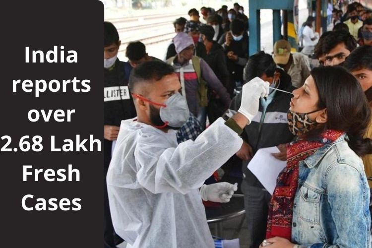 Covid Updates: India reports over 2.68 Lakh Fresh Cases 