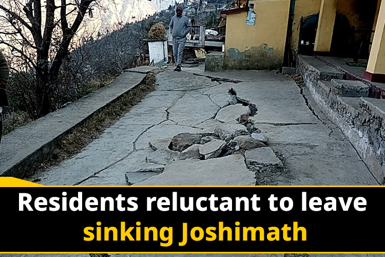 Sinking Joshimath: Locals in tears