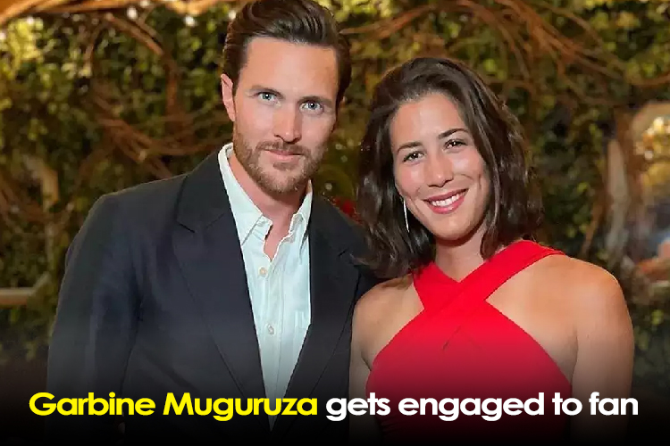 2 time grand slam champion, Garbine Muguruza gets engaged to a fan.