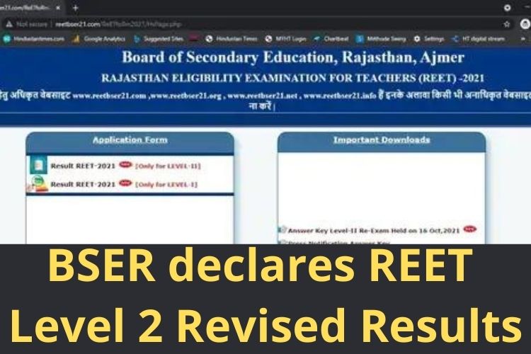BSER declares REET Level 2 Revised Results, Check now 