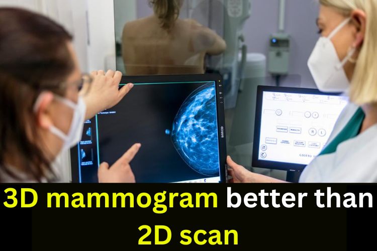 3D mammogram has been found to be better than 2D scan for screening to detect breast cancer.