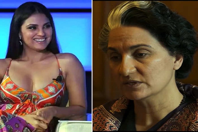 Lara Dutta  इंदिरा गांधी के लुक में बड़ी निक लागत बाड़ी 