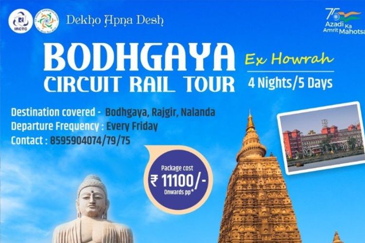 IRCTC Launches New GTour Package to Bodh Gaya, Rajgir, and Nalanda