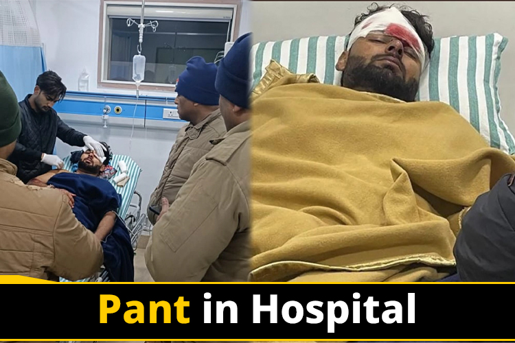 Rishabh Pant is severely injured after meeting with a car accident this morning.