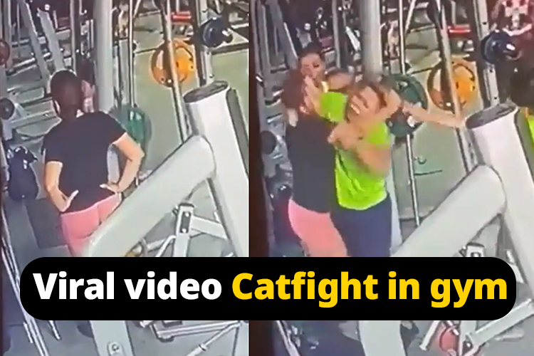 A catfight broke out in a gym over the use of Smith Machine Viral video crossed 3.5 lakh views