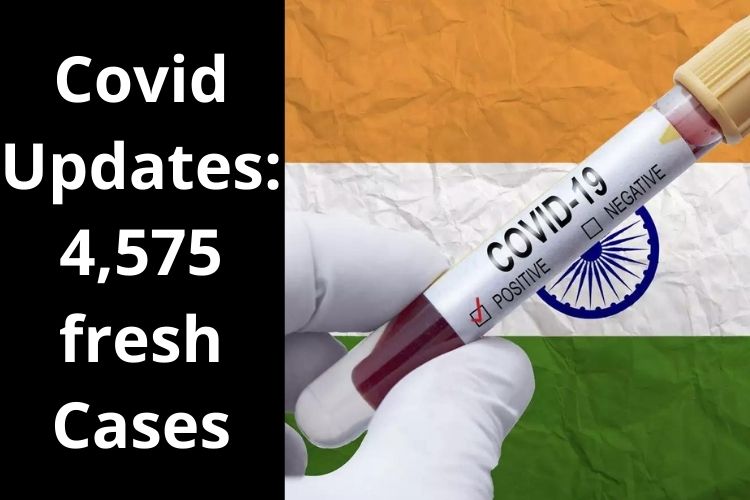 Covid Updates: India reports 4,575 fresh Cases 