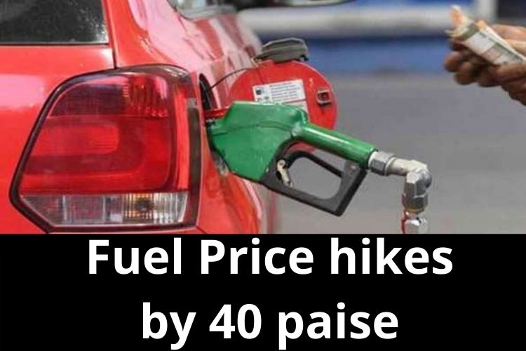 Fuel Rates hike for the 12th time in 14 days, increase by 40 paise per liter 