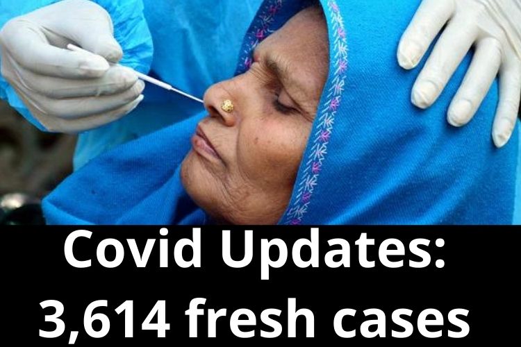 Covid Updates: India records 3,614 fresh cases 