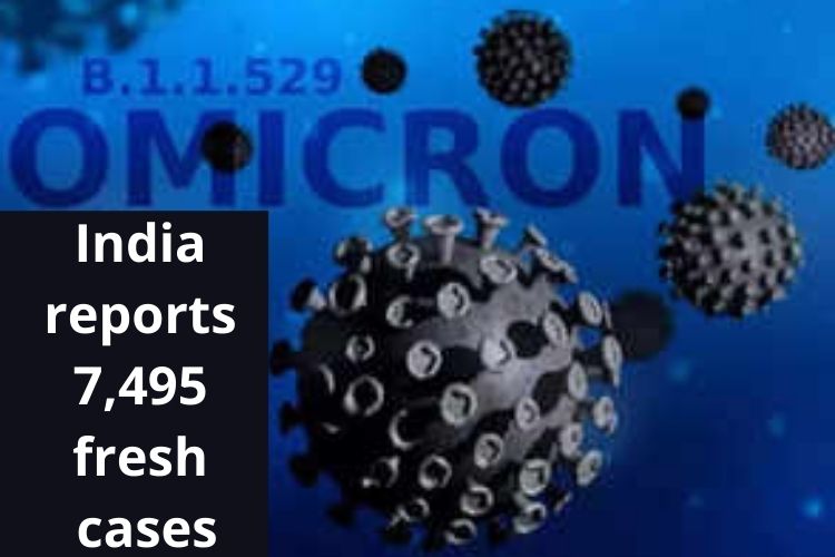 Covid Updates: India reports 7,495 fresh infections, Omicron cases reach 236 
