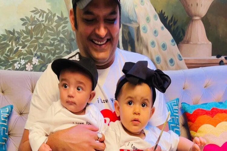 Kapil Sharma shares first photo of his children on 'Public Demand'