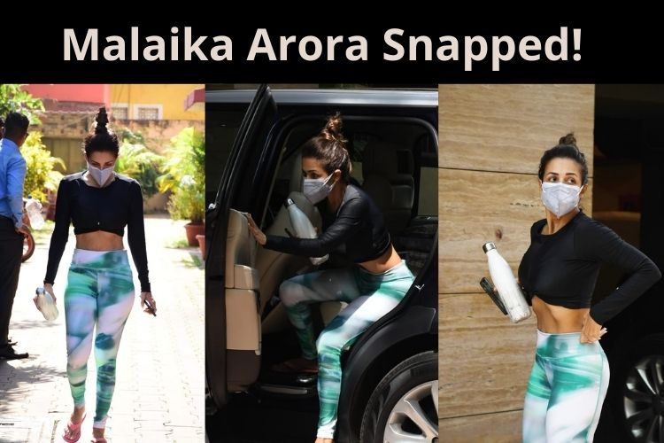 Malaika Arora!  spotted leaving after today's workout session 