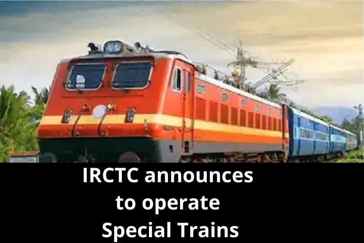 IRCTC announces to operate Special Trains for Christmas and New Year 