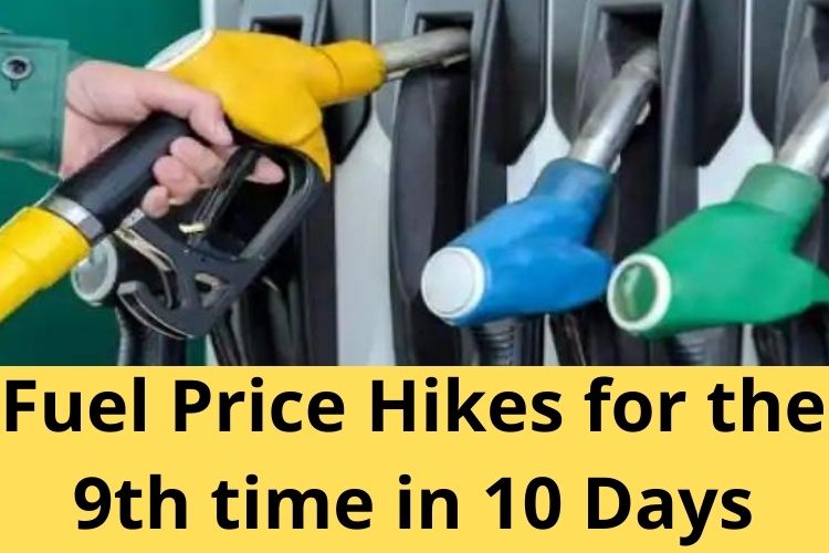 Fuel Price Hike: Petrol and Diesel prices increase by Rs. 6.40 in 10 Days 